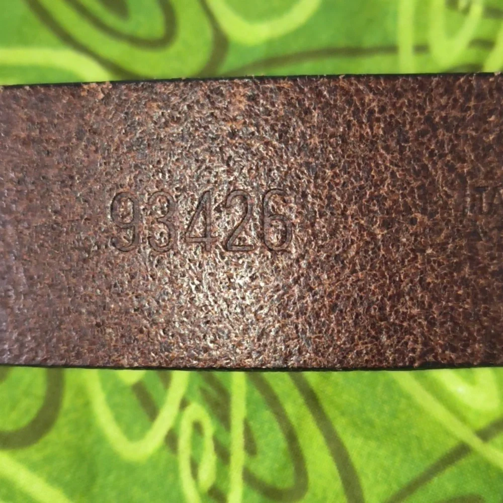 Nautica Italian Full Grain Leather Belt Size 42